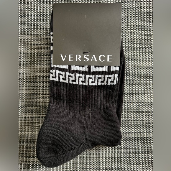 Versace Underwear & Socks New Mens Versace Black Socks Poshmark